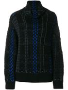 Rag & Bone Weave Pattern Jumper - Black
