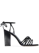 Aeyde Daisy Strappy Sandals - Black