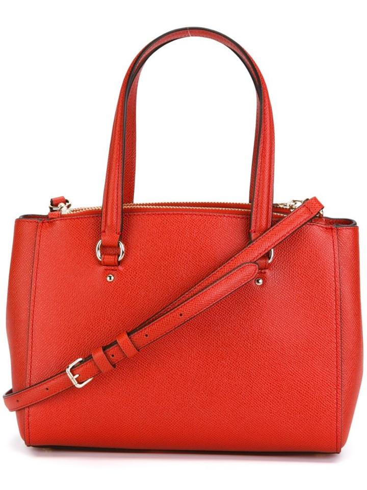Coach Top Zip Tote, Women's, Yellow/orange