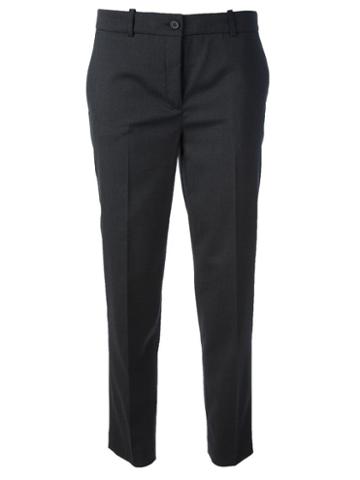Jil Sander Navy Cropped Narrow Trouser