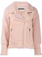 Apparis Faux-shearling Jacket - Pink