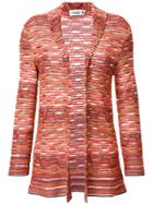 Missoni Vintage Knitted Open Front Cardigan - Yellow & Orange