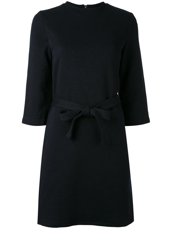 A.p.c. - Miko Dress - Women - Cotton - S, Blue, Cotton