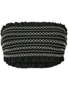 Tory Burch Strapless Bikini Top - Black