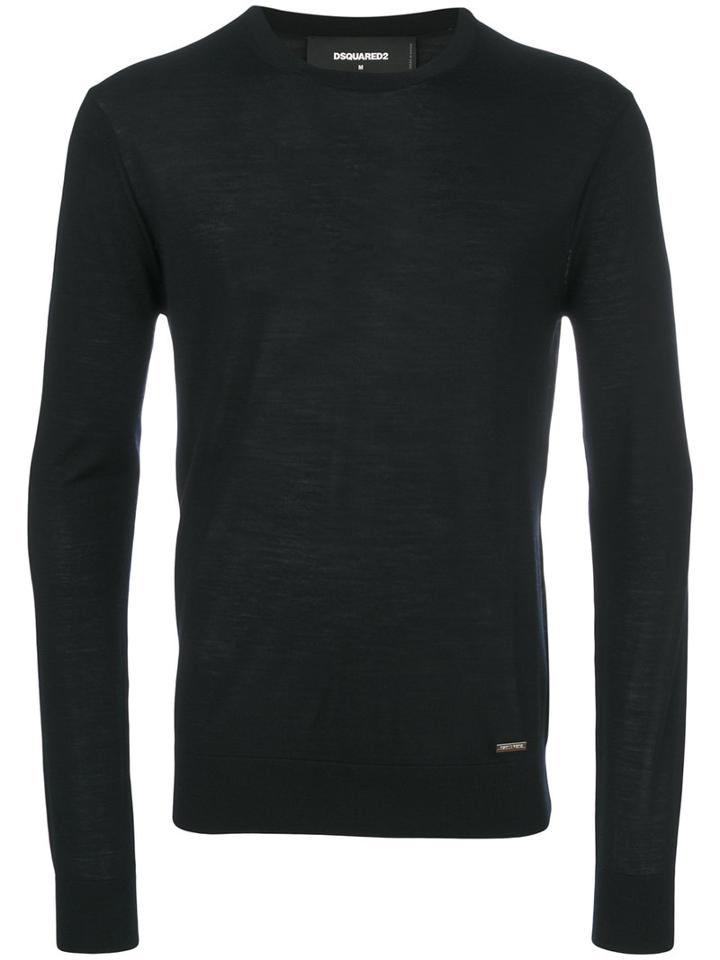 Dsquared2 - Knitted Jumper - Men - Wool - Xl, Black, Wool