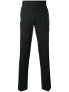 Tom Ford Side Stripe Tailored Trousers, Men's, Size: 48, Black, Wool/cupro
