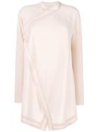 Givenchy Waterfall Front Cardigan - Pink & Purple