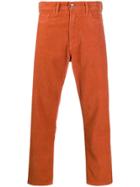Ymc Tearaway Cropped Jeans - Orange