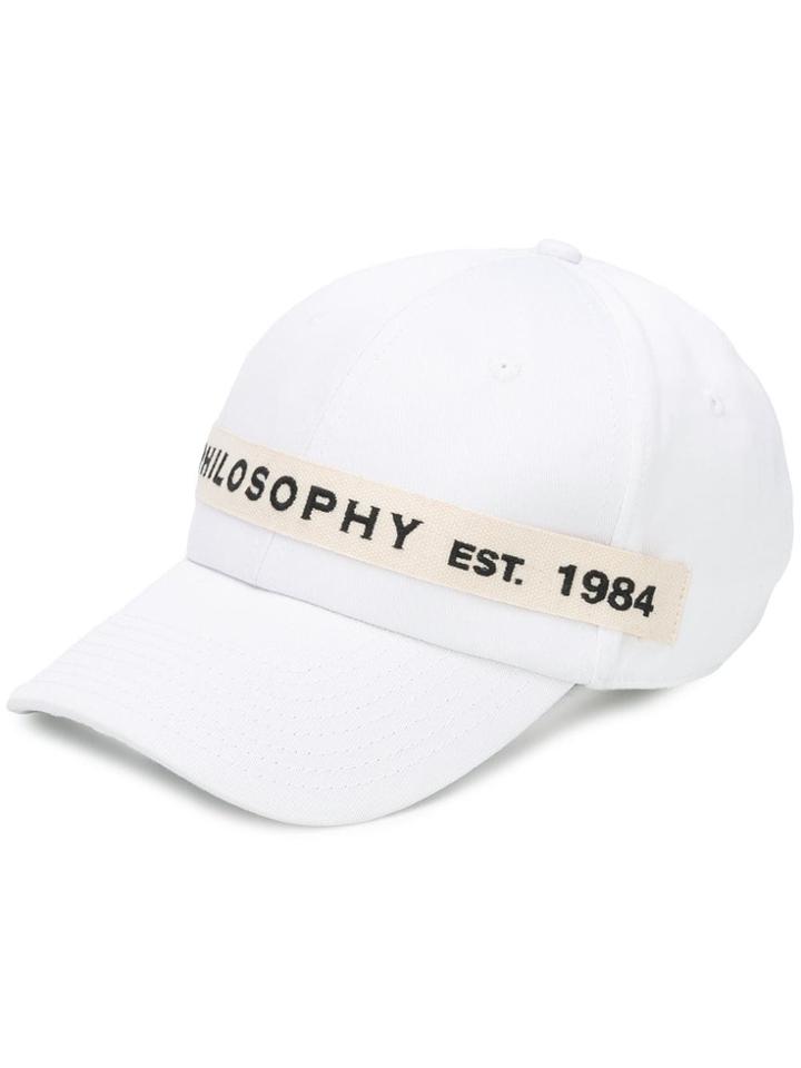 Philosophy Di Lorenzo Serafini Logo Patch Baseball Cap - White