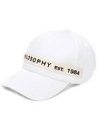 Philosophy Di Lorenzo Serafini Logo Patch Baseball Cap - White