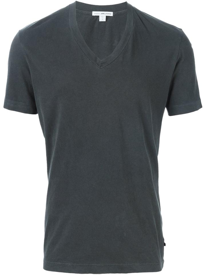 James Perse V-neck T-shirt - Grey