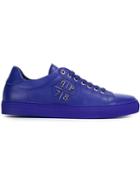 Philipp Plein Reaper Sneakers, Men's, Size: 44, Blue, Leather/rubber