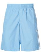 Adidas Adidas Originals 3 Stripes Swim Shorts - Blue