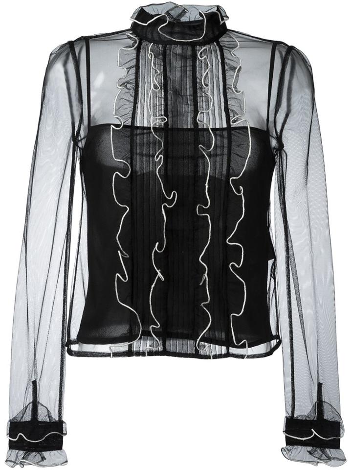 Red Valentino Tulle Blouse