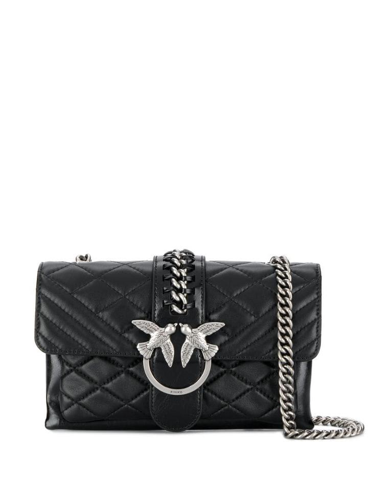 Pinko Love Mini Shoulder Bag - Black