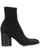 Maison Margiela Tabi Knit Sock Boots - Black
