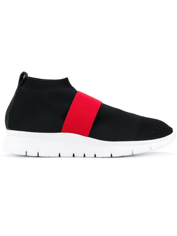 Joshua Sanders Colour-block Slip-on Sneakers - Black