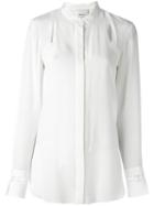 3.1 Phillip Lim Cut-out Detail Shirt, Women's, Size: 2, White, Silk/polyester/polyurethane
