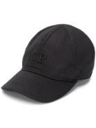 Cp Company Logo Baseball Cap - Black
