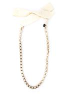 Lanvin Vintage Faux Pearl Necklace - Nude & Neutrals