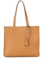 Mark Cross Structured Tote Bag - Brown