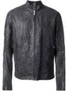 Isaac Sellam Experience Seamless Zipped Jacket, Men's, Size: Xl, Grey, Lamb Skin