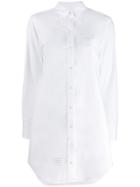 Thom Browne Long-sleeve Poplin Shirt - White