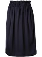 Astraet - Midi Skirt - Women - Polyester - 0, Black, Polyester