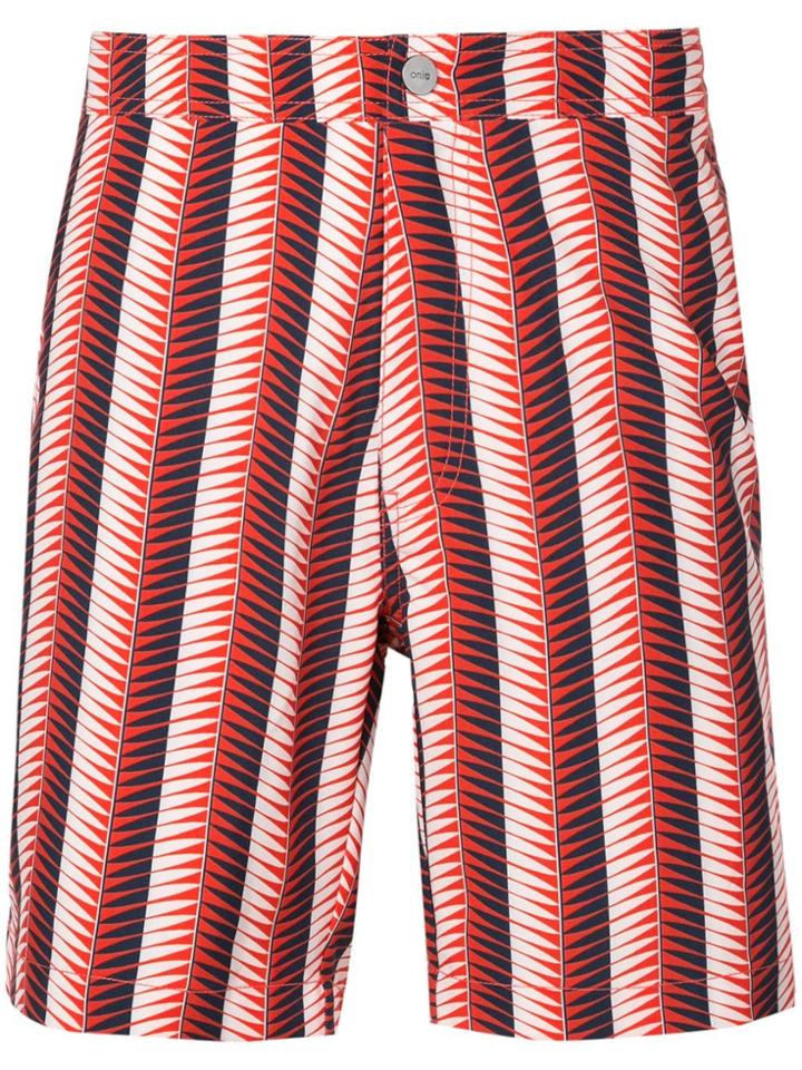 Onia Printed Shorts - Red