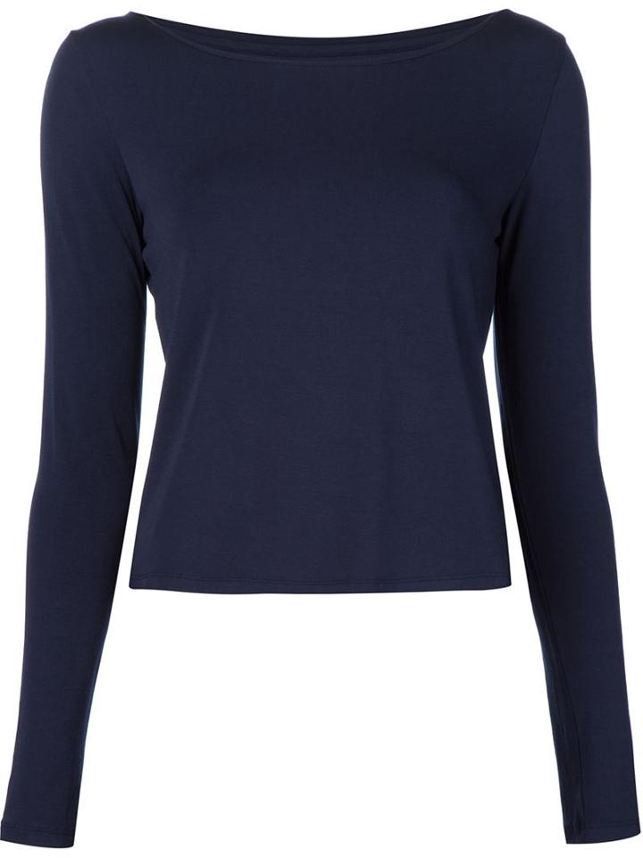 Majestic Filatures Longsleeved Boatneck Top