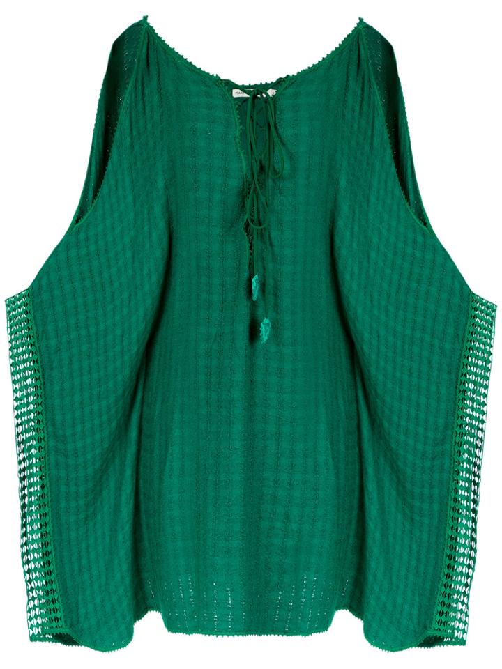 Martha Medeiros Cut Out Details Dress - Green