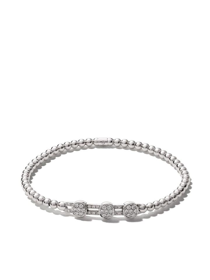 As29 Alf 3-round Extendable Diamond Bracelet - Silver