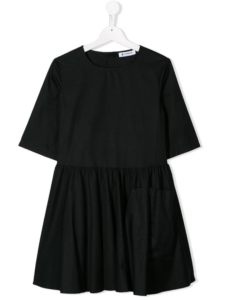 Dondup Kids Oversized Pocket Dress - Black