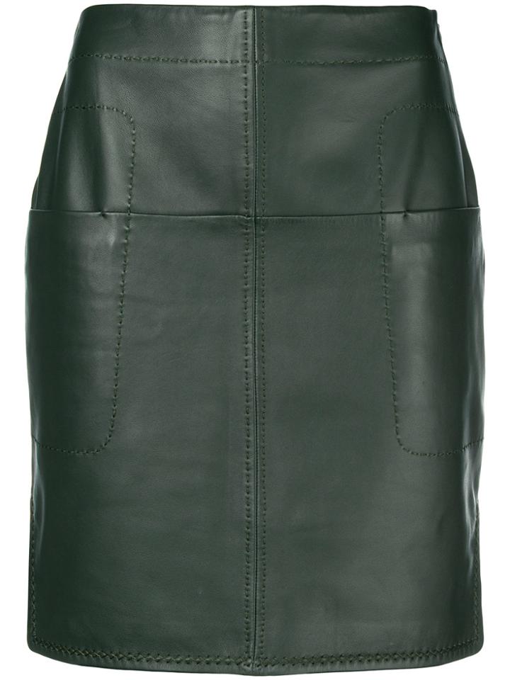 Carven Short Fitted Skirt - Green