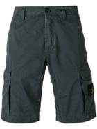 Stone Island - Cargo Shorts - Men - Cotton - 34, Grey, Cotton