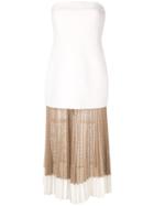 Dion Lee Pleated Dress - White