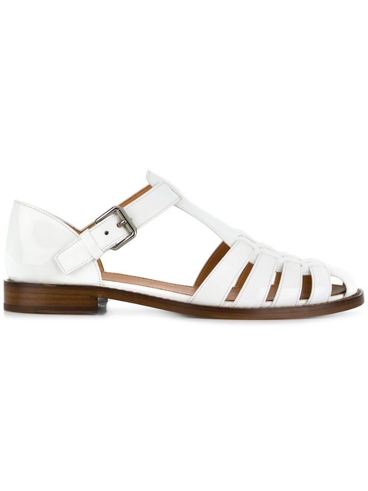 Church's Classic Buckled Sandals - White