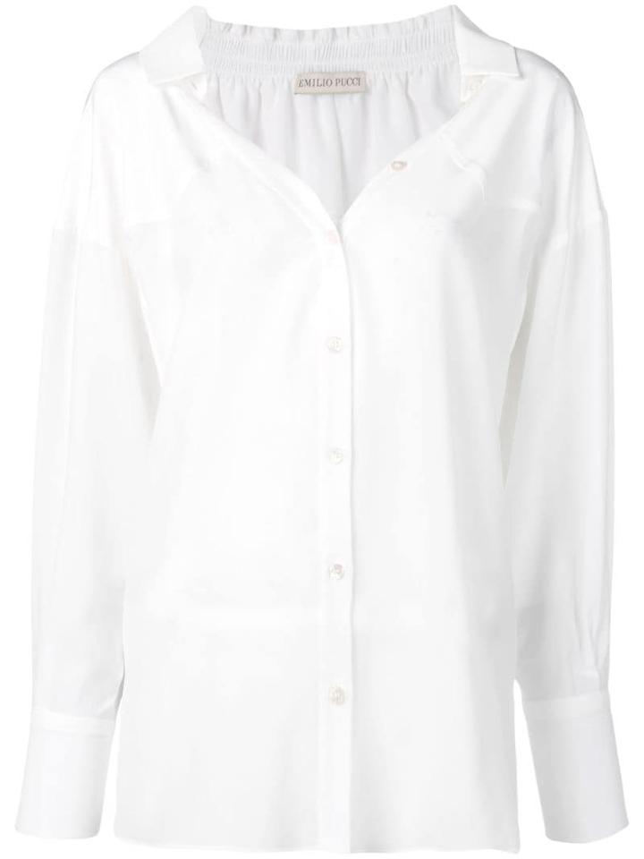 Emilio Pucci White Silk Shirt