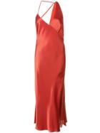 Michelle Mason Gathered Slip Dress