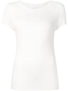 Majestic Filatures Classic Round Neck T-shirt, Women's, Size: 3, White, Spandex/elastane/viscose