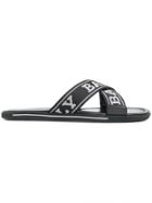 Bally Bonks Logo Strap Sandals - Black