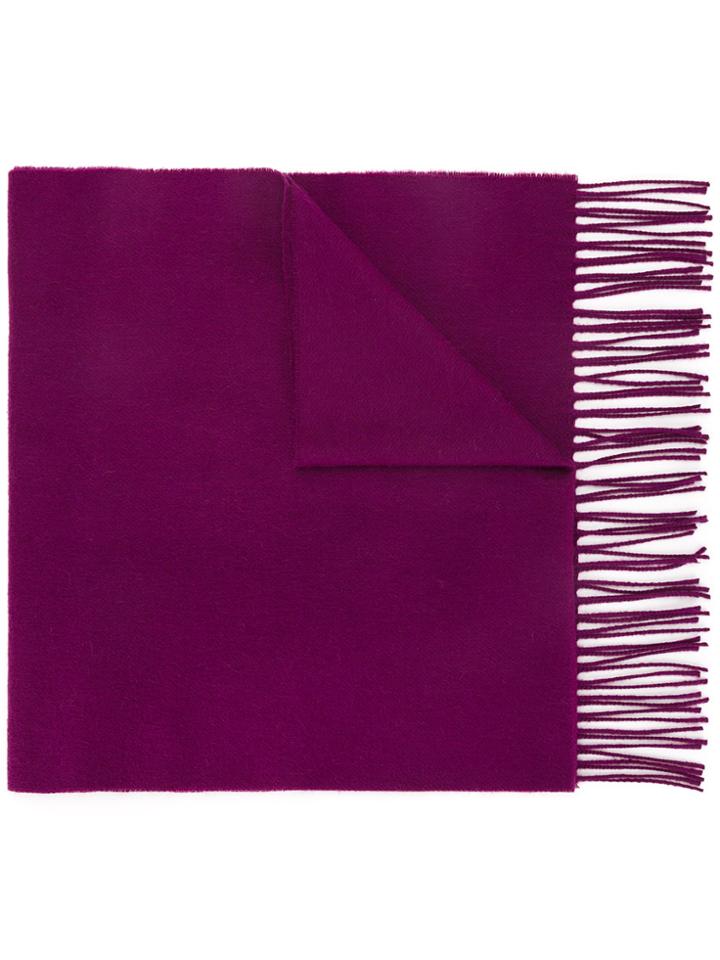 Gieves & Hawkes Classic Scarf - Pink & Purple