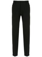 Emporio Armani Straight Leg Trousers - Black