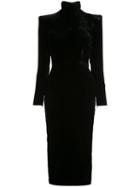 Alex Perry Palmer Midi Dress - Black