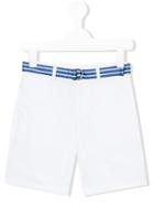 Ralph Lauren Kids - Belted Shorts - Kids - Cotton/spandex/elastane - 12 Yrs, Boy's, White