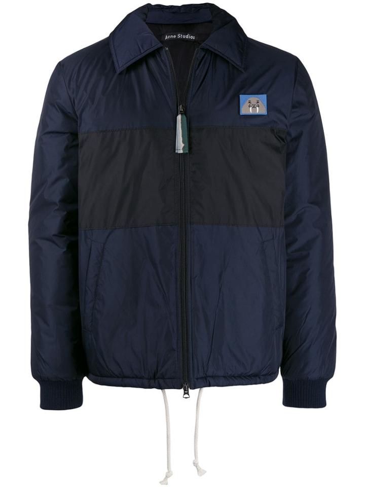 Acne Studios Animal Patch Jacket - Blue