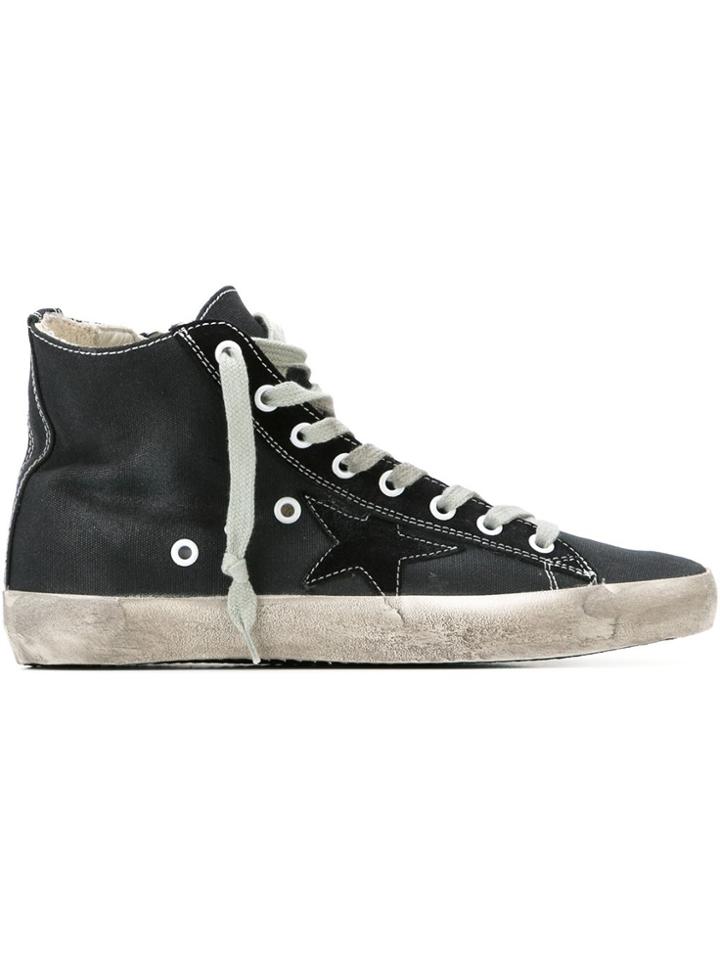 Golden Goose Deluxe Brand 'francy' Hi-top Sneakers - Black