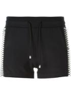 Philipp Plein Spider Web Shorts, Women's, Size: S, Black, Polyamide/spandex/elastane/polyurethane/polyester