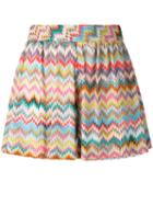 Missoni - Striped Shorts - Women - Rayon - 40, Rayon