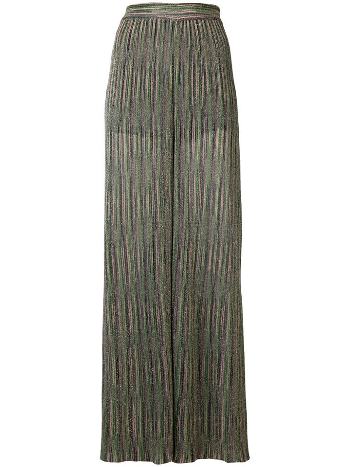 M Missoni Knit Trousers - Green